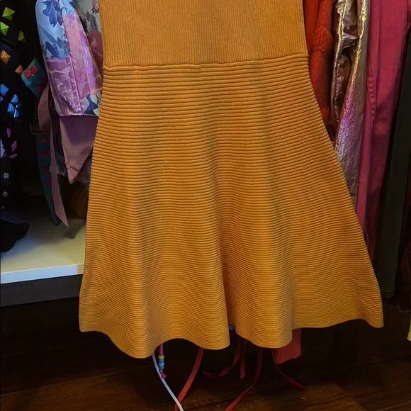 open lace back dress SEXY DRESSY MINI ORANGE  AKIRA